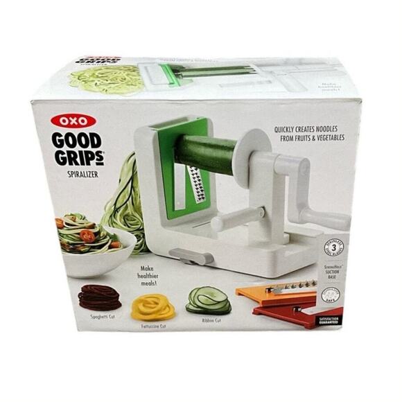 OXO Good Grips Fruit Vegetable Spiralizer 3 Blades NWB Tabletop Strong Hold - Picture 1 of 6